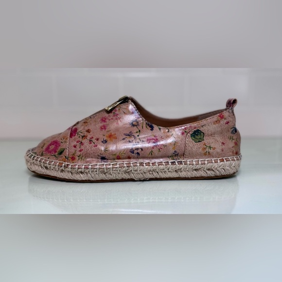 Patricia Nash Antique Floral Leather Slip On Shoes Designer Women’s Size 9.5 - Picture 6 of 11
